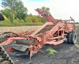 Récolteuse pour oignons