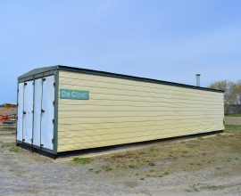 Decloet forced air dryer for garlic or onion