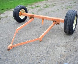 2 wheels with axle
