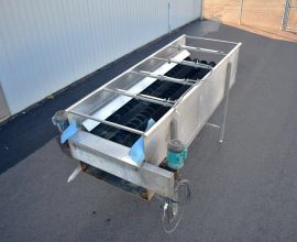 Brosseuse-laveuse en inox pour courges