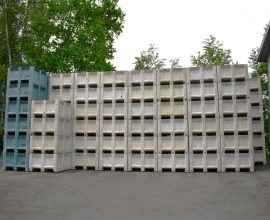 Lot de boîtes Macrobins 47 x 47 x 28