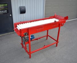Table de triage à rouleaux 24 x 84 pouces