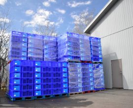 Bacs (630) pour cueillette ou entreposage de fruits et légumes