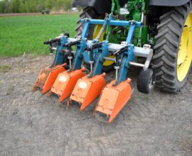 Comeb rotary weeder for garlics or onions