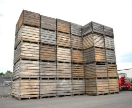 Set of wooden boxes 47 x 47 x 44 (70)