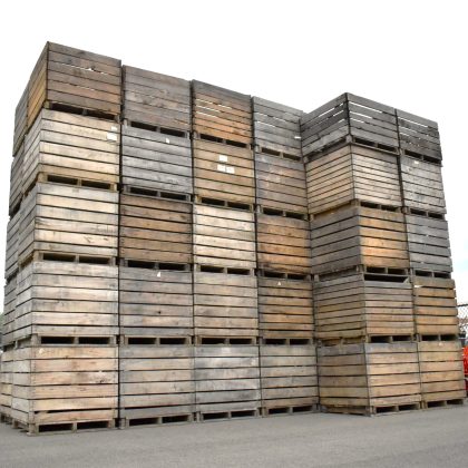 Set of wooden boxes 47 x 47 x 44 (70)
