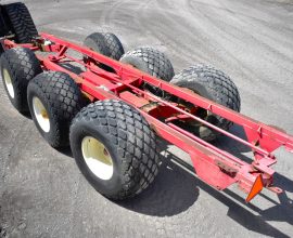 6-wheel trailer, 42 tons